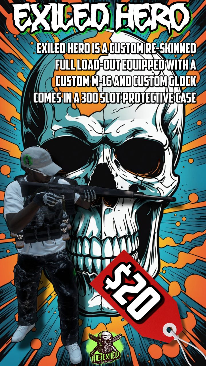 Exiled Hero — $20
